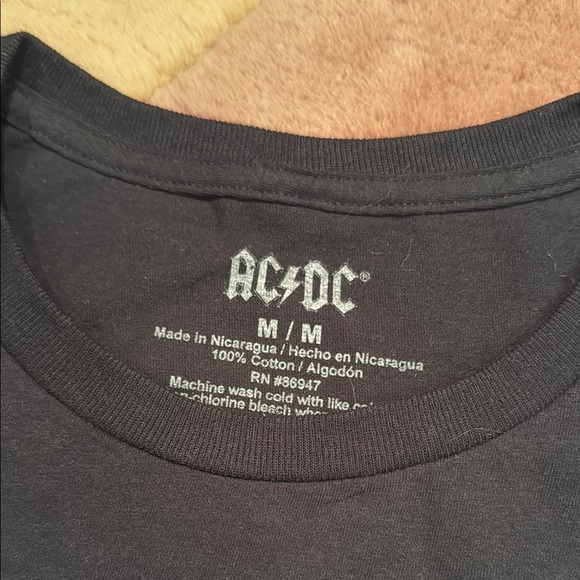 AC/DC Black Short Sleeve Band Tee - Picture 2 of 3